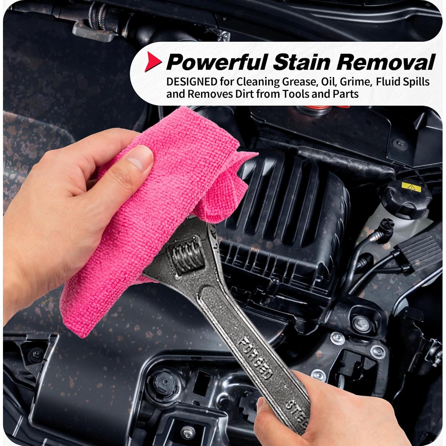 Paquete de 100 Paños de Microfibra FIXSMITH 30x30cm Multiusos