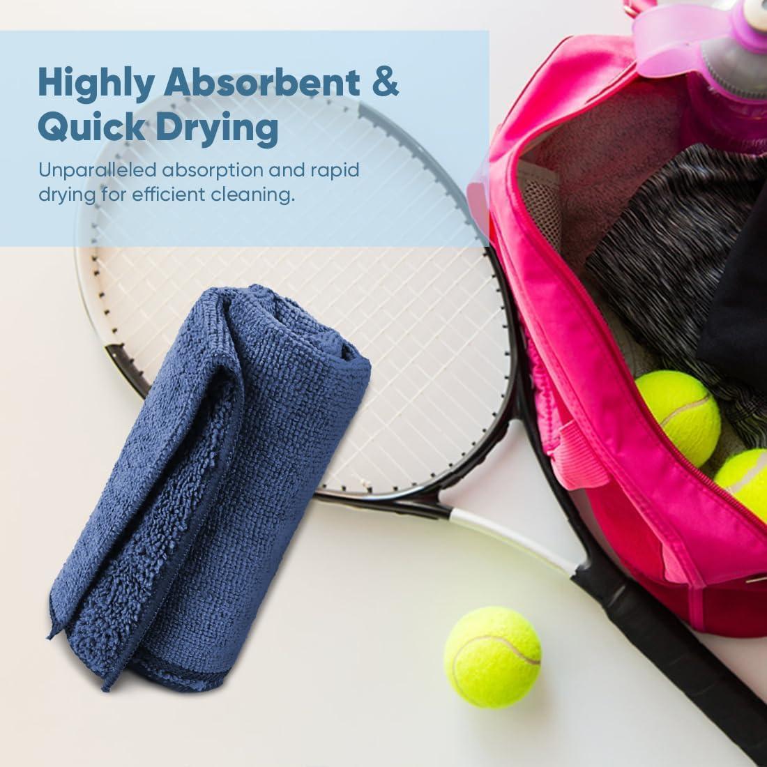 Paños de Microfibra HOMEXCEL 12 Unidades 30x30 cm Multicolor