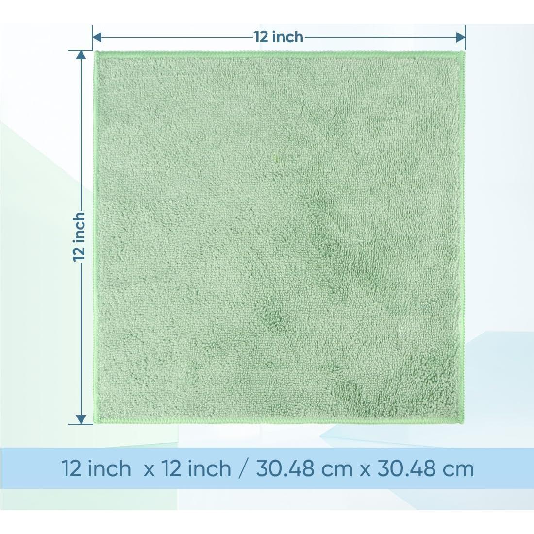 Paños de Microfibra HOMEXCEL 12 Unidades 30x30 cm Multicolor