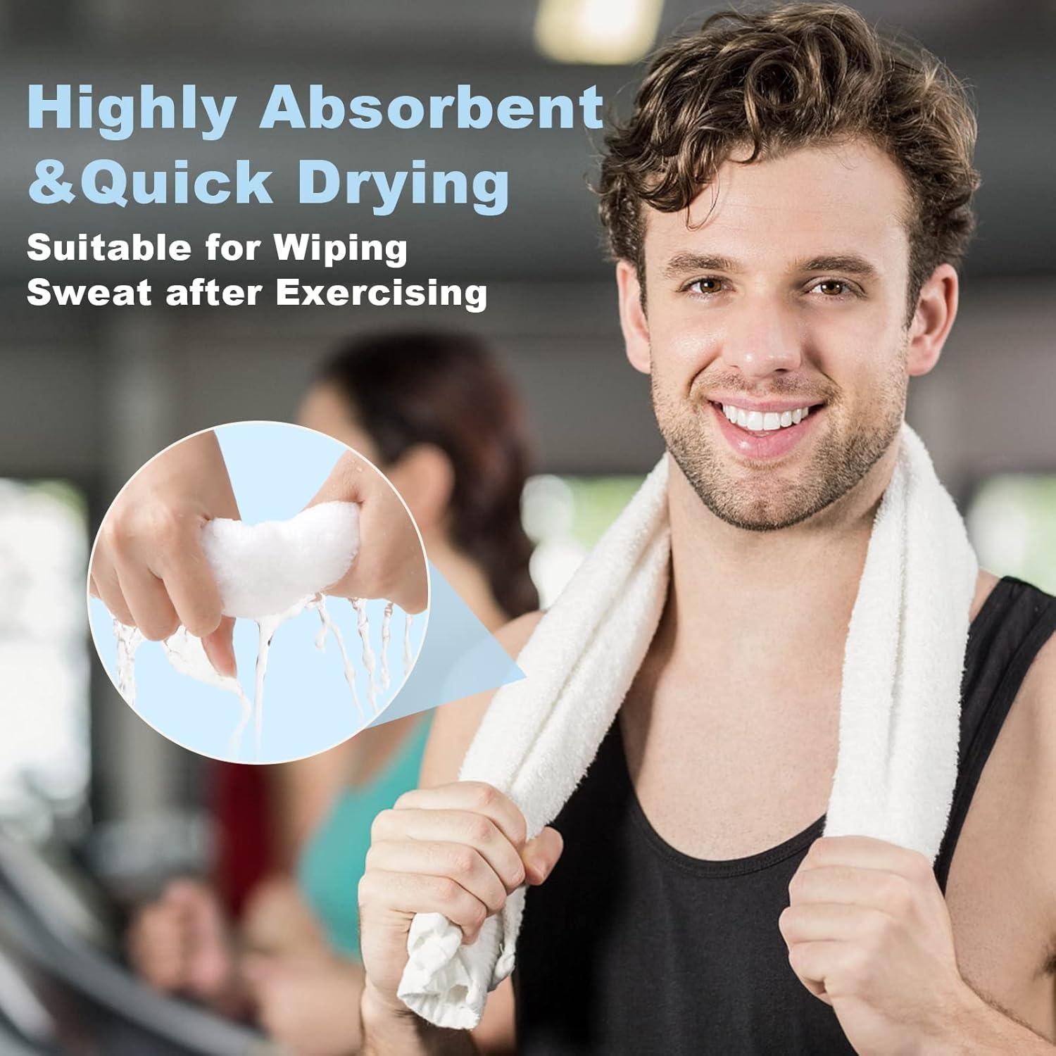 Toallas de Microfibra HOMEXCEL - Paquete de 24 Unidades 30x30 cm