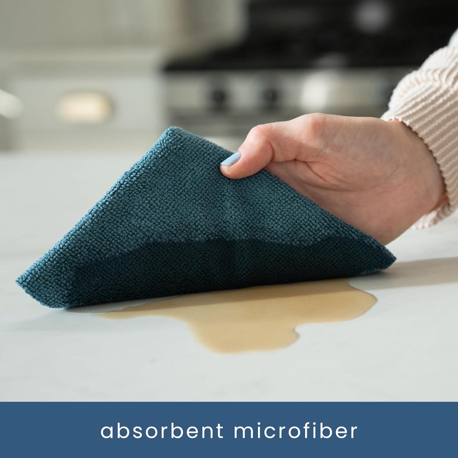 Paquete de 100 Paños de Microfibra S&T INC. 29.2x29.2cm