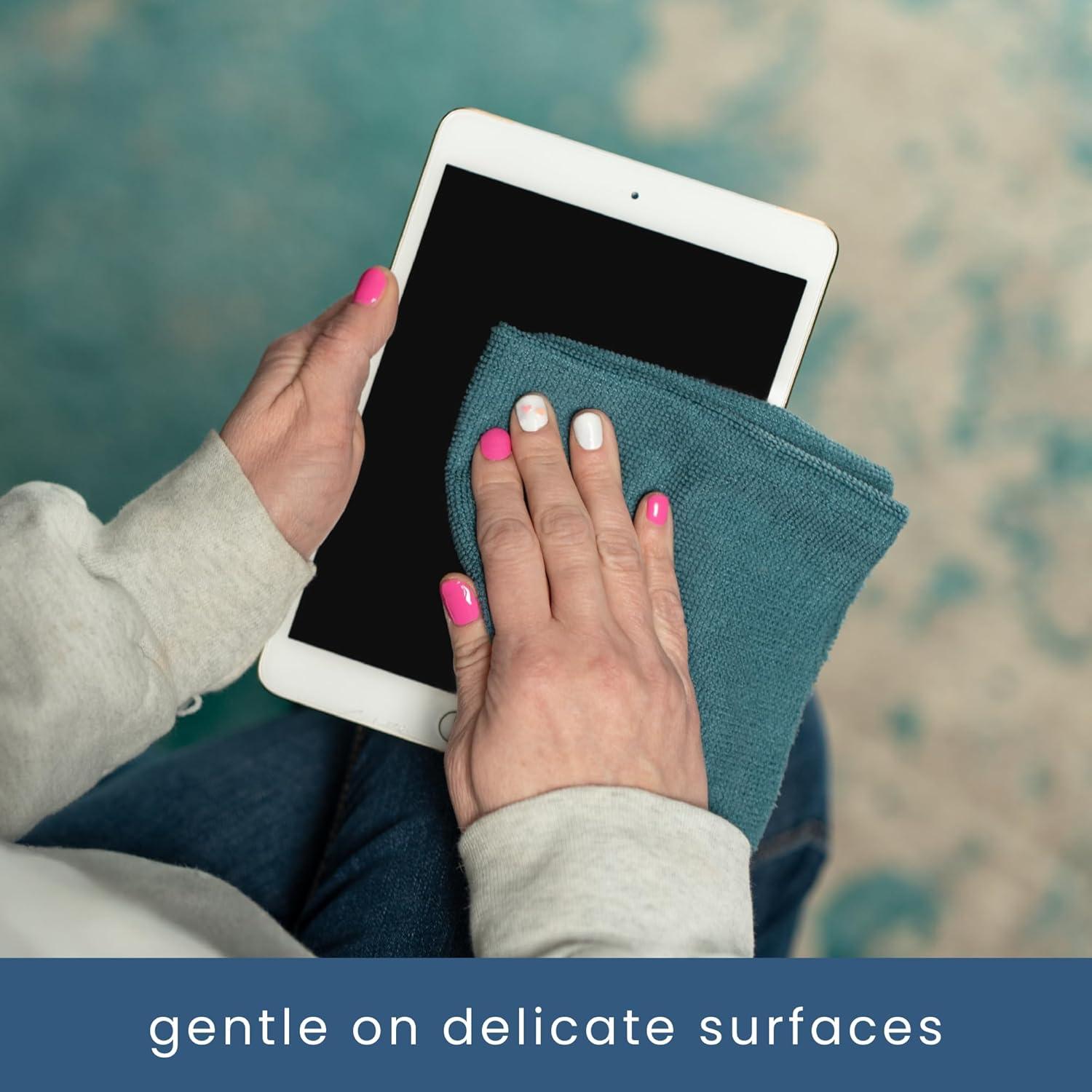 Paquete de 100 Paños de Microfibra S&T INC. 29.2x29.2cm