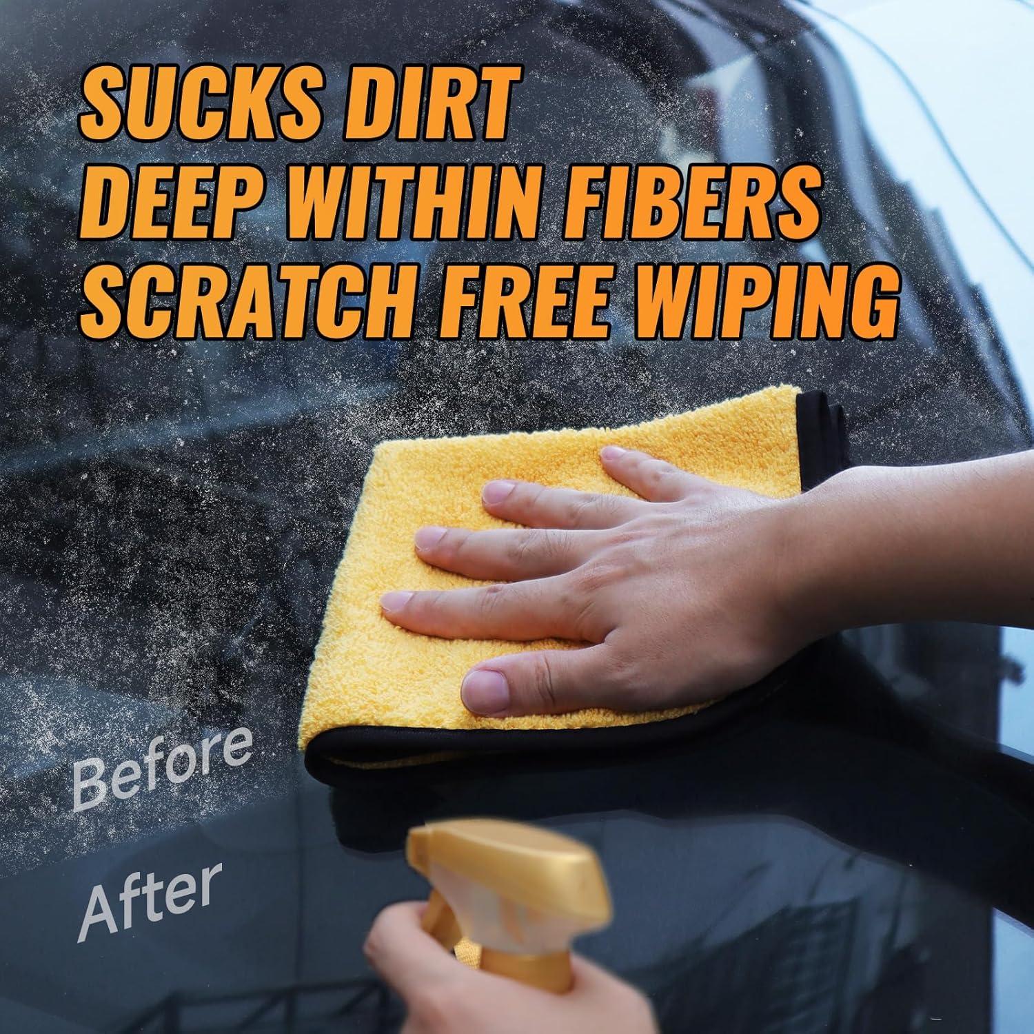 Paquete de 3 Toallas de Microfibra MRD's Home 40x35cm 420GSM