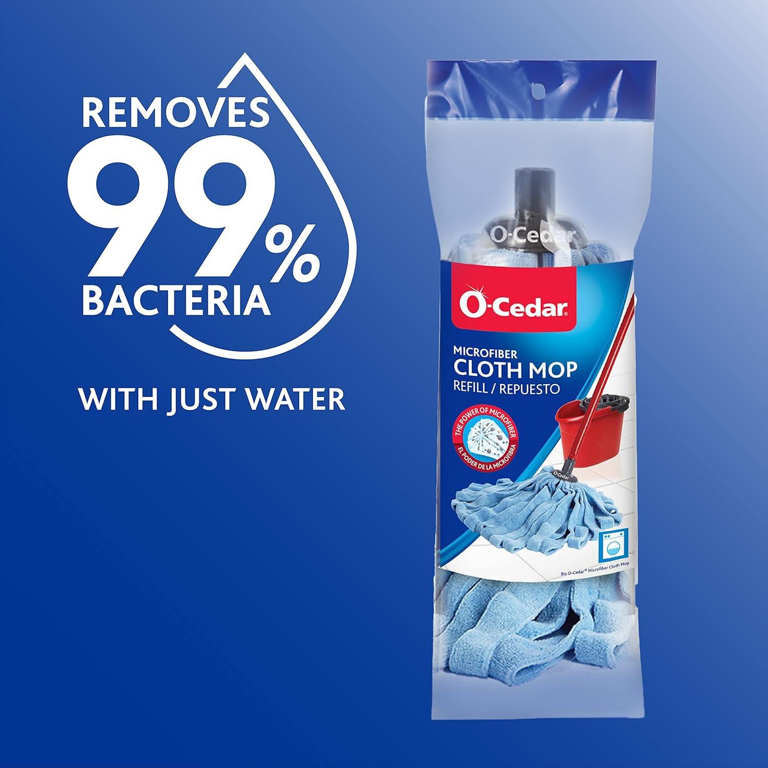 Repuesto de Mopa de Microfibra O-Cedar 1 Cuenta Lavable