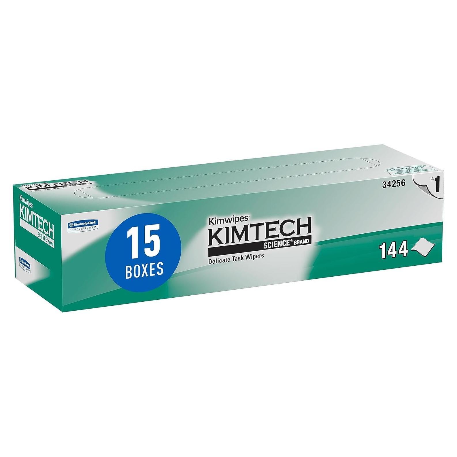 Toallitas Kimtech KimWipes Delicadas 144 Hojas Caja Pop-Up
