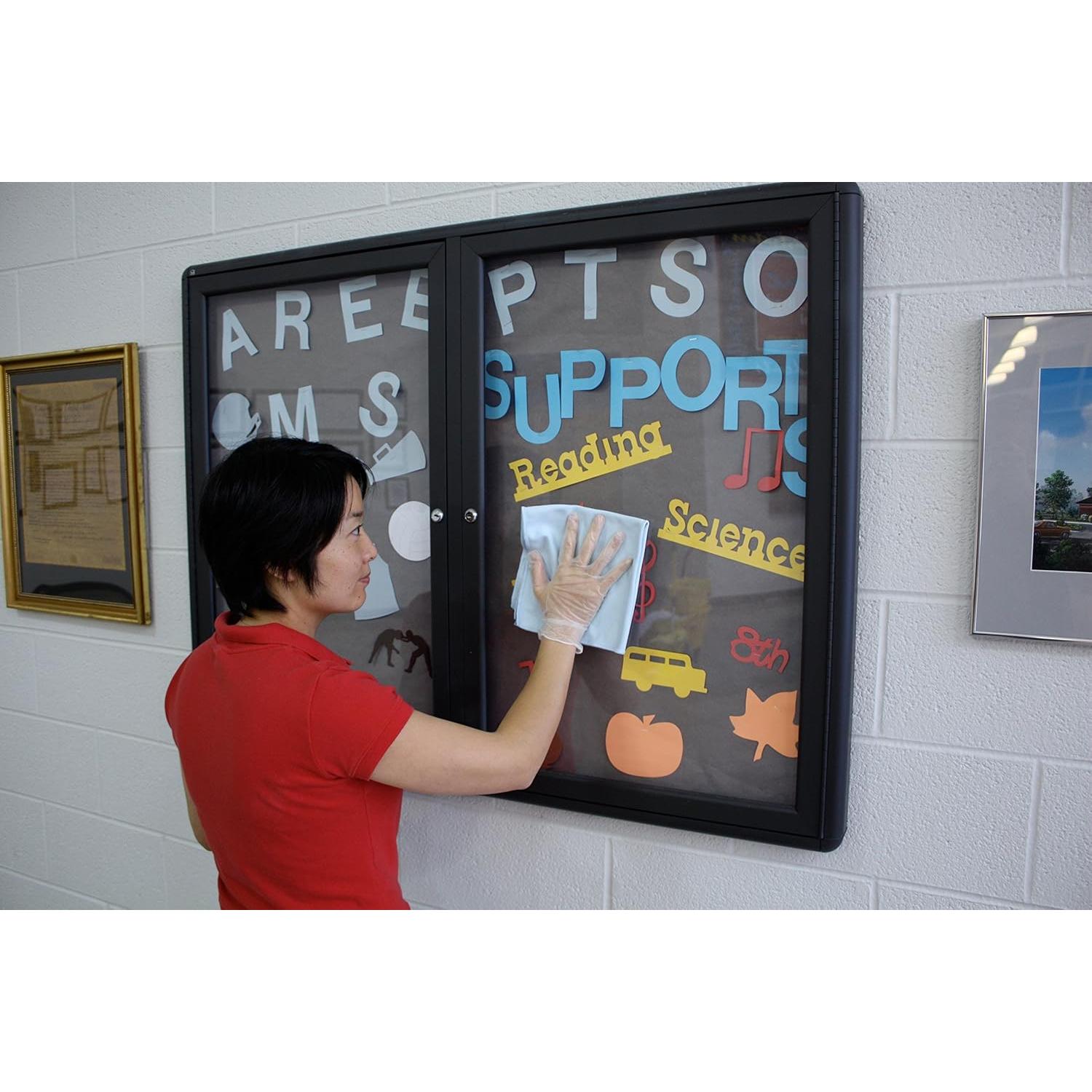 Paño de Microfibra Rubbermaid 40x40 cm Azul - Limpieza Vidrios