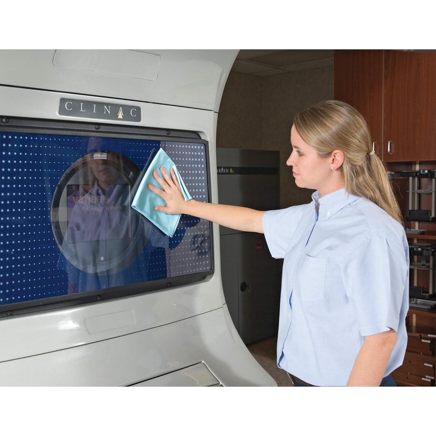 Paño de Microfibra Rubbermaid 40x40 cm Azul - Limpieza Vidrios