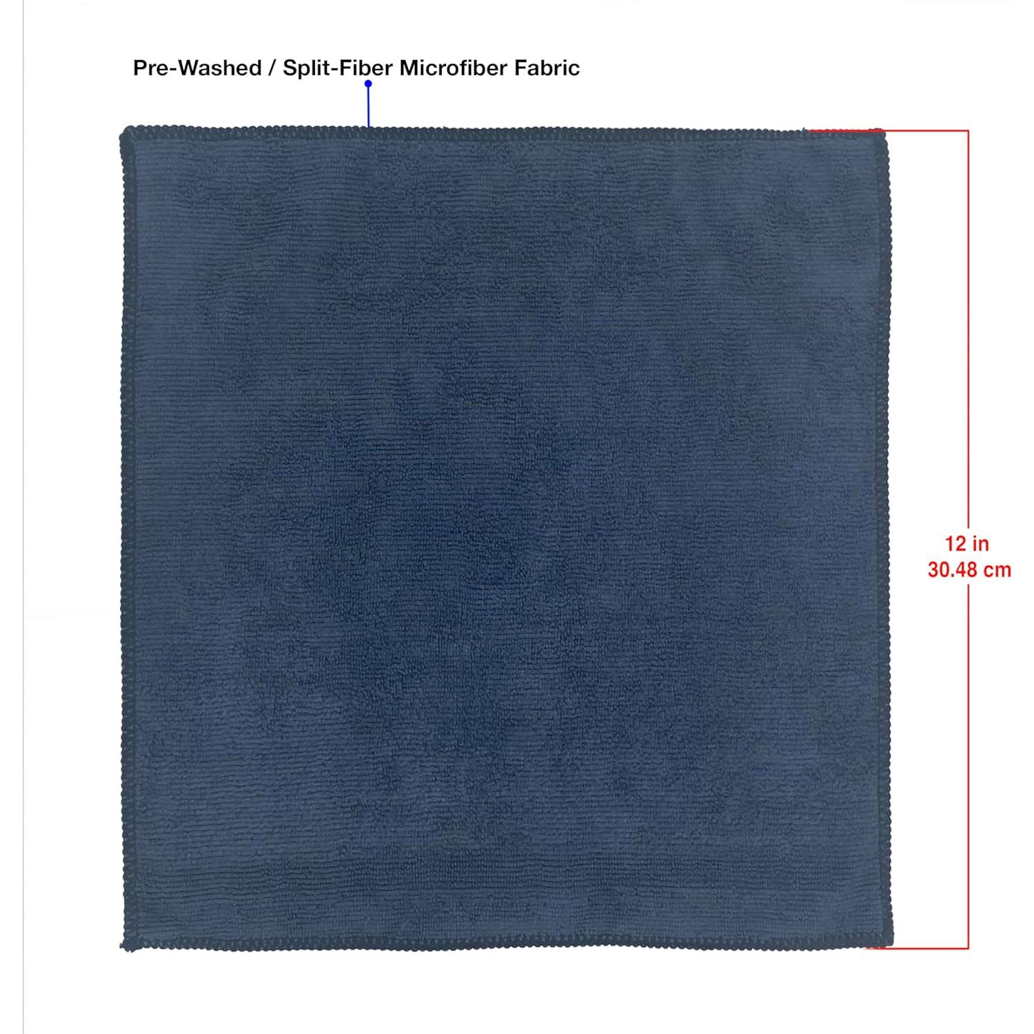 Paño de limpieza de microfibra GrooveWasher - 30x30 cm - Paquete de 3