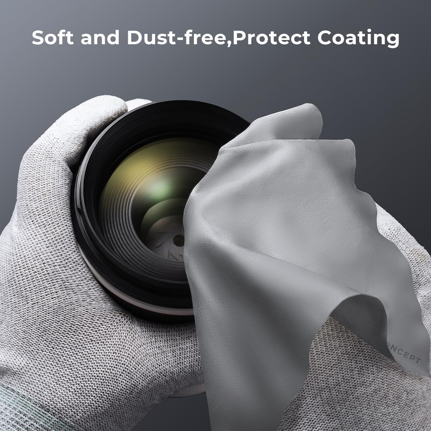 Paquete de 20 Paños de Microfibra K&F Concept 15x15 cm