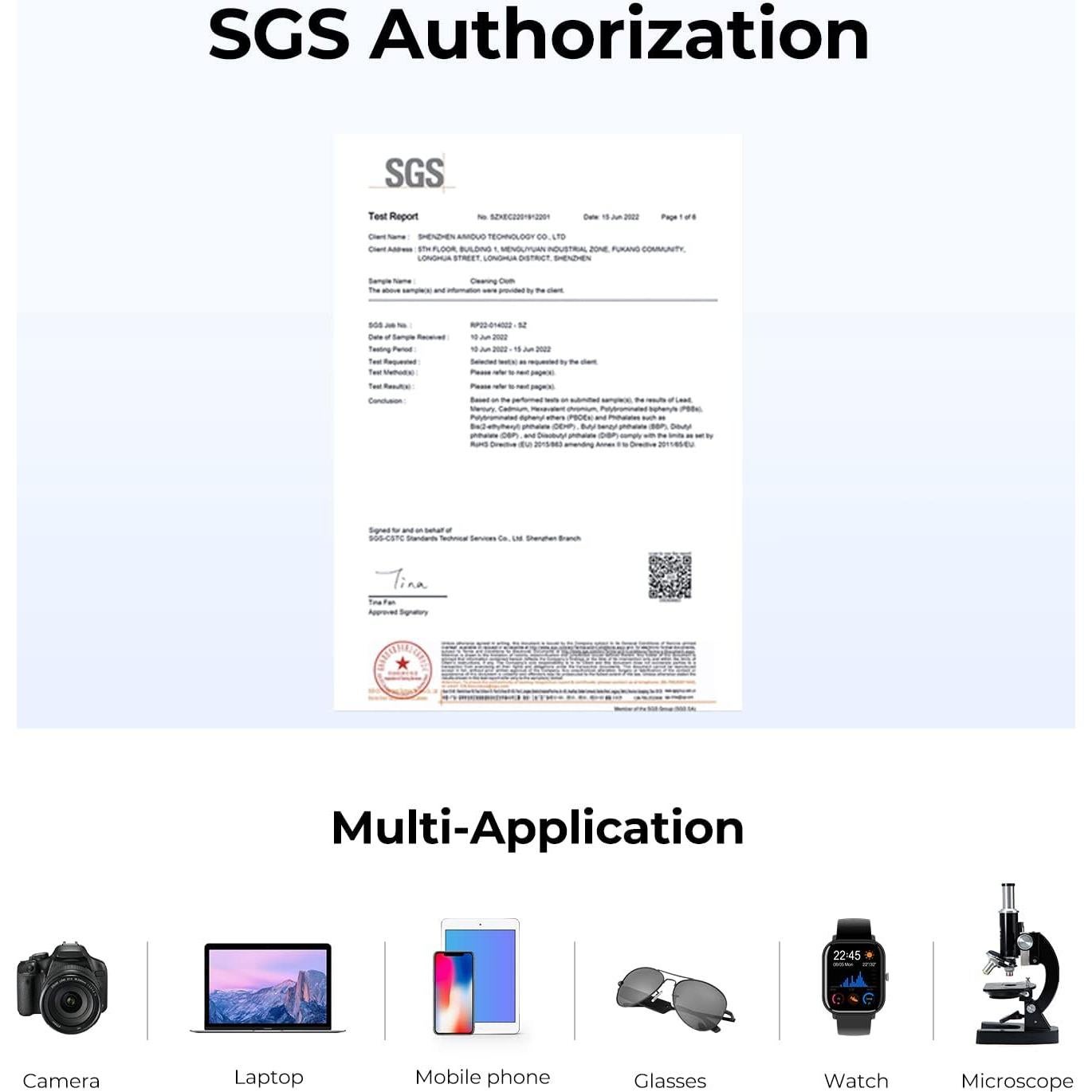 Paquete de 20 Paños de Microfibra K&F Concept 15x15 cm