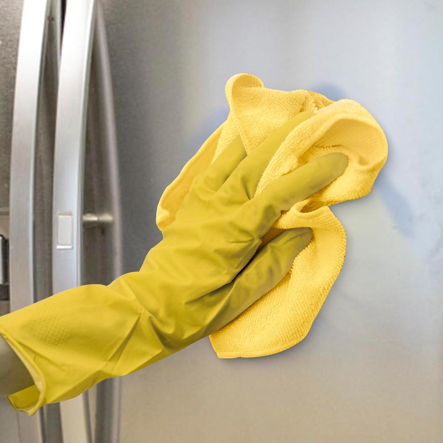 Paños de Microfibra Amarillos Zyrofix 40x40 cm - Paquete 36 Unidades