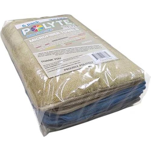 Toalla de Microfibra POLYTE 40.6x61 cm 6 Paquete Profesional