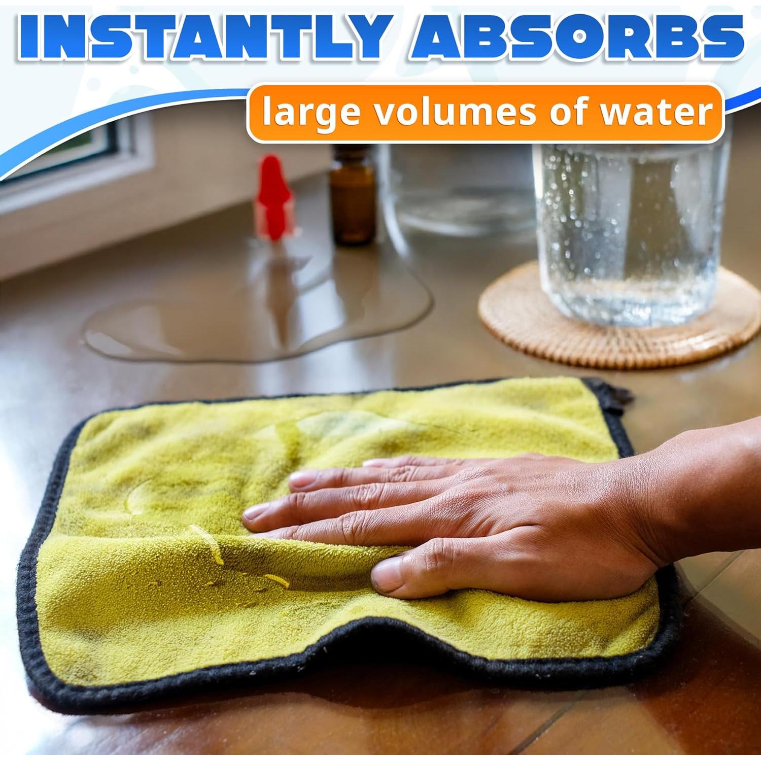 Paños de Limpieza de Microfibra VIKROM 30x30 cm - 5 Pcs