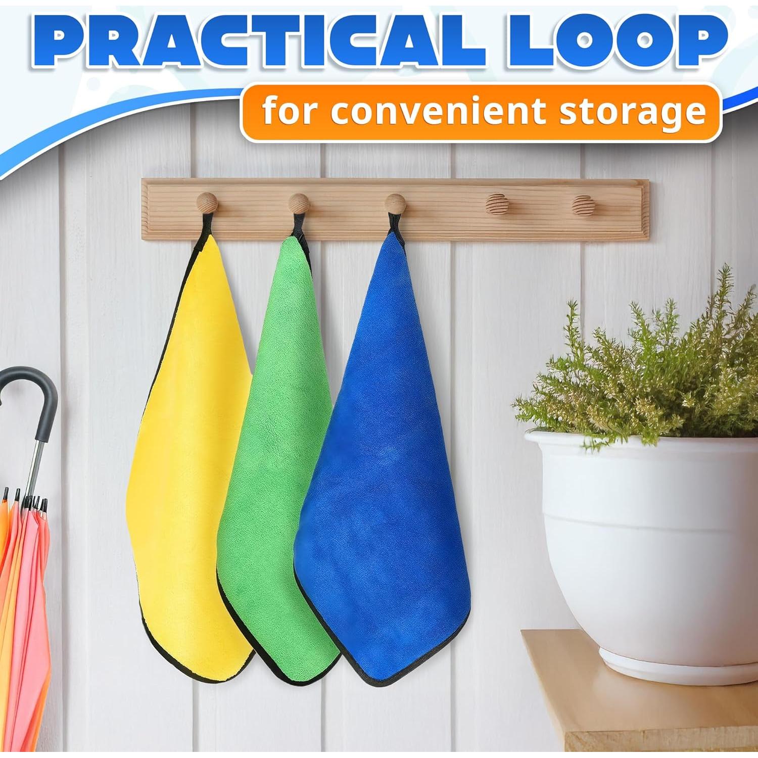 Paños de Limpieza de Microfibra VIKROM 30x30 cm - 5 Pcs