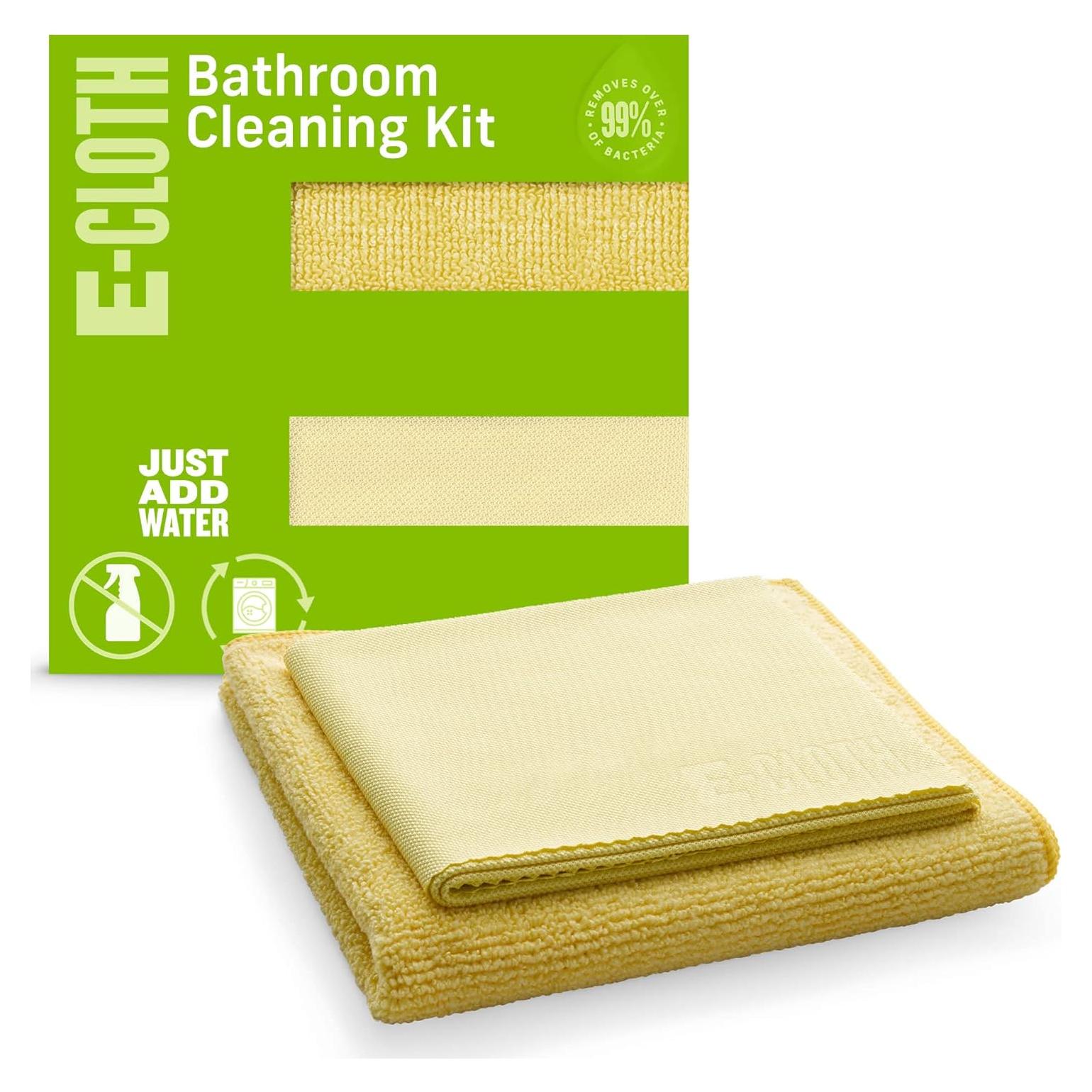Kit de Limpieza de Baño E-Cloth Microfibra Reutilizable 100 Lavados