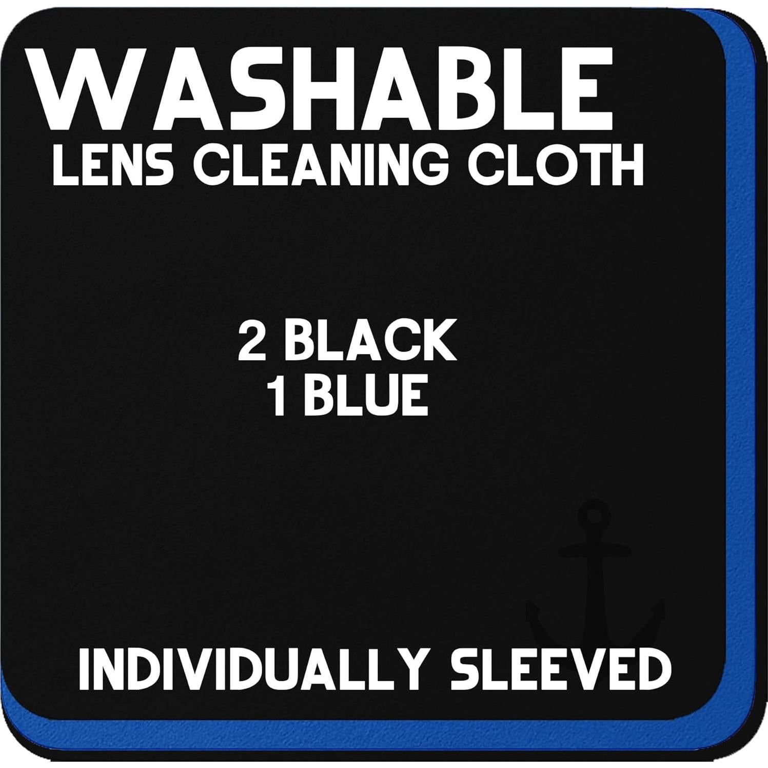 Paños de Limpieza de Lentes Anchor - 3 Toallitas Microfibra 17.78x15.24 cm