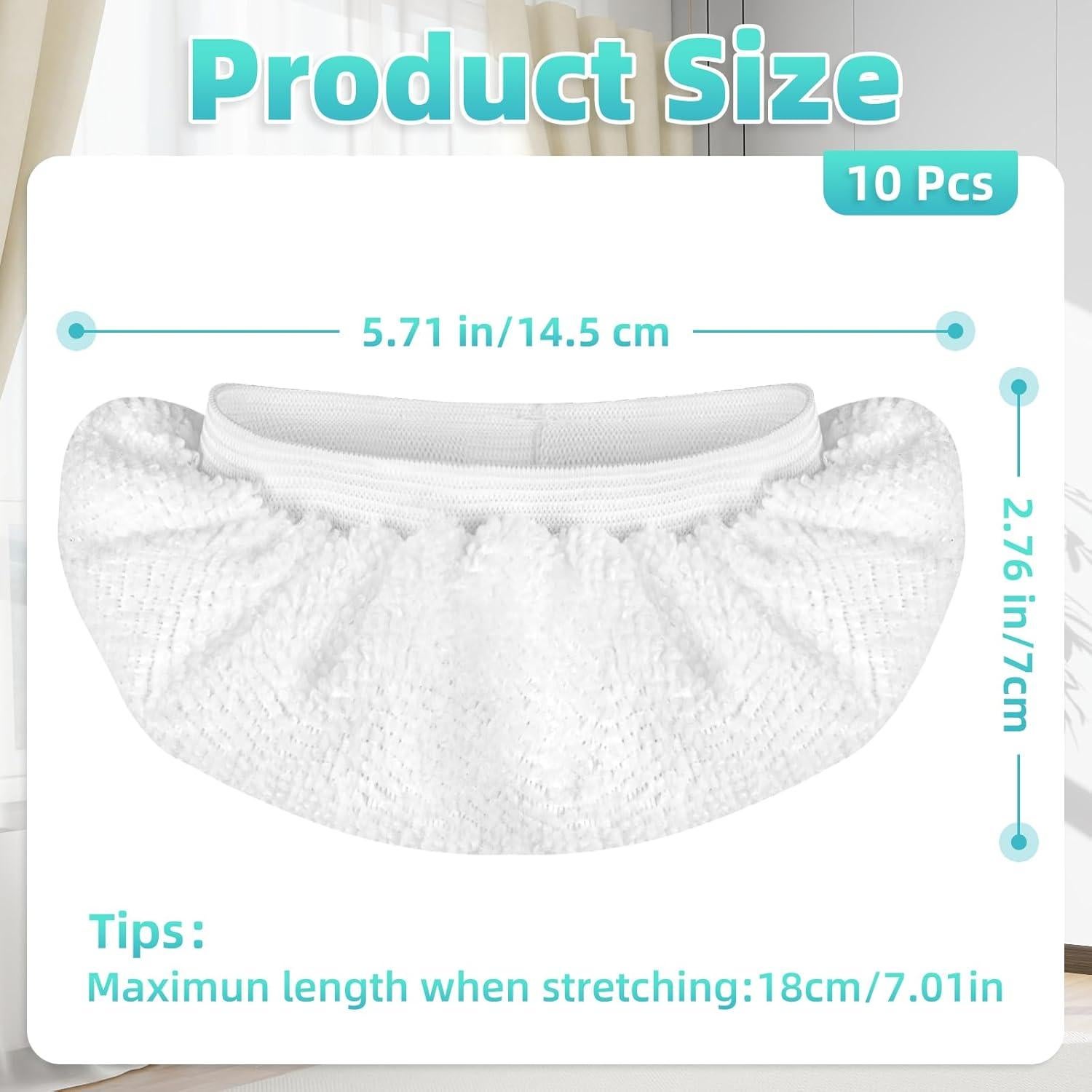 Paquete de 10 paños de microfibra Nicemiya para limpiador a vapor