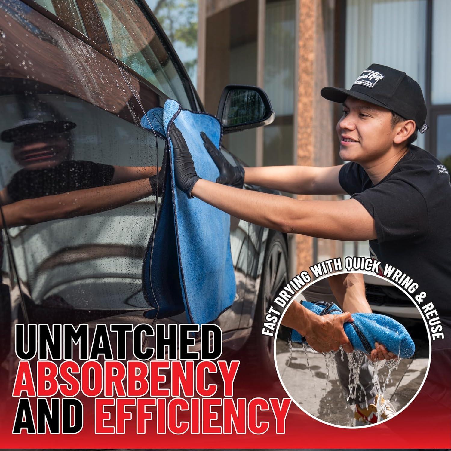 Toalla de Microfibra Chamois Chemical Guys Thirst Trap 2 Paquete