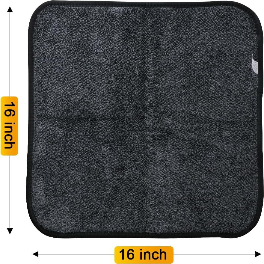 Toallas de Microfibra GLIMGLINT 3 Paquetes 40.64cm Ultra Absorbentes