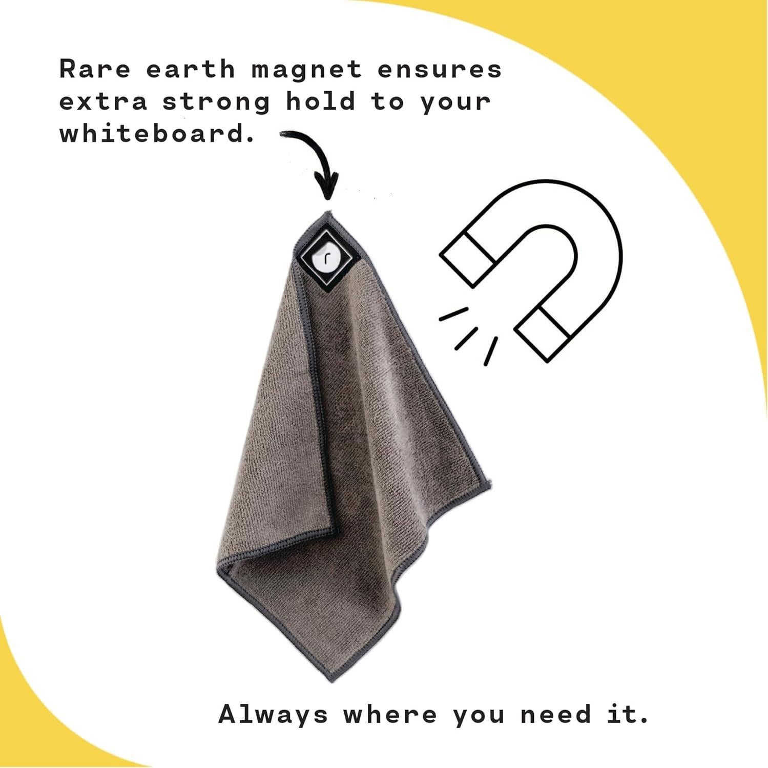 Paquete de 4 Paños Magnéticos Microfibra Remooble 25.4x25.4cm