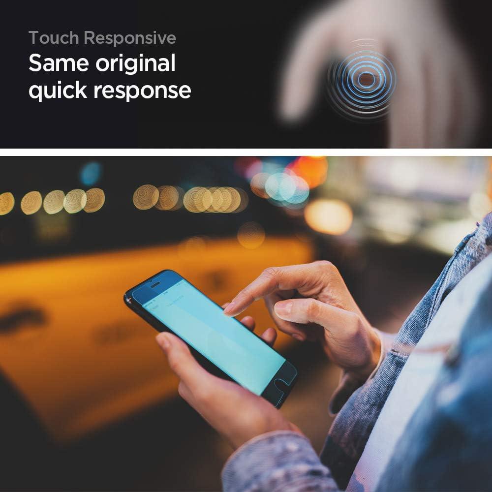 Protector de Pantalla Vidrio Templado Spigen 2 Paquete iPhone SE 3/2, 8, 7