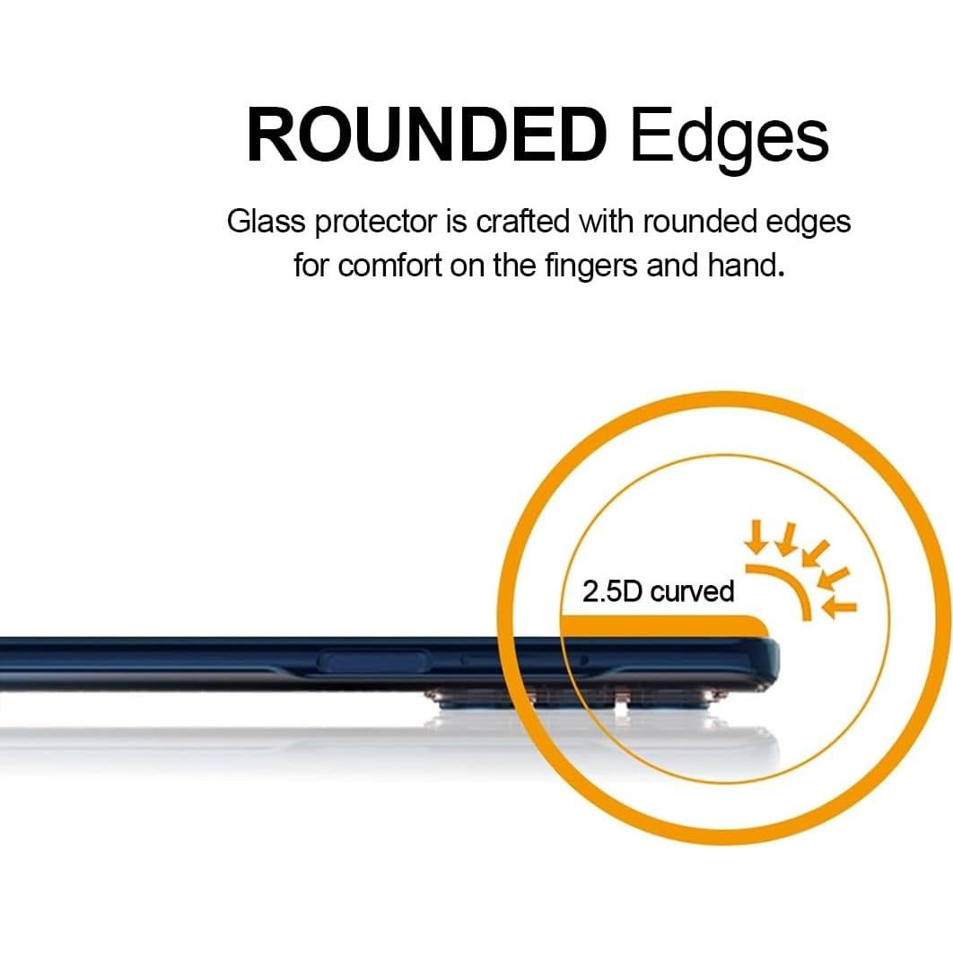 Protector de Pantalla Vidrio Templado Supershieldz para Motorola Edge 2021 - 3 Piezas