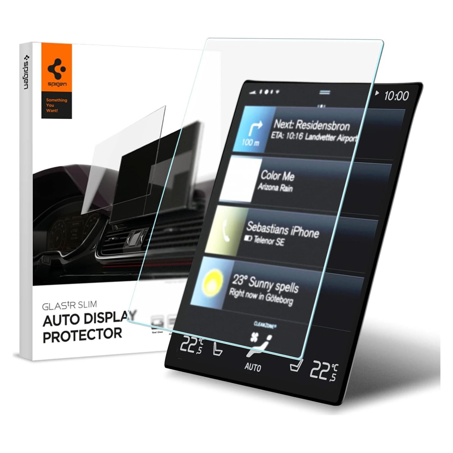 Protector de Pantalla Vidrio Templado Spigen 9" para Volvo
