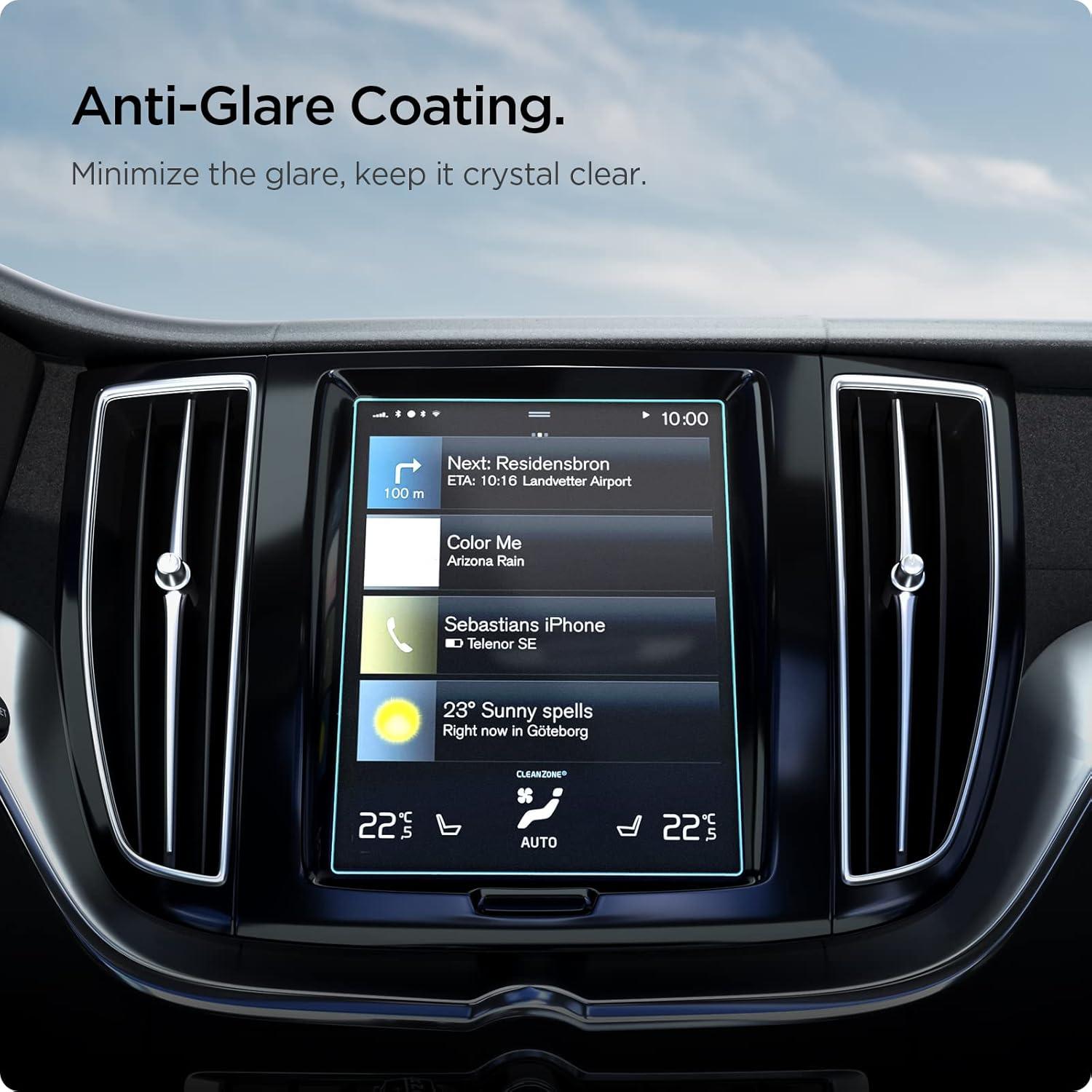 Protector de Pantalla Vidrio Templado Spigen 9" para Volvo