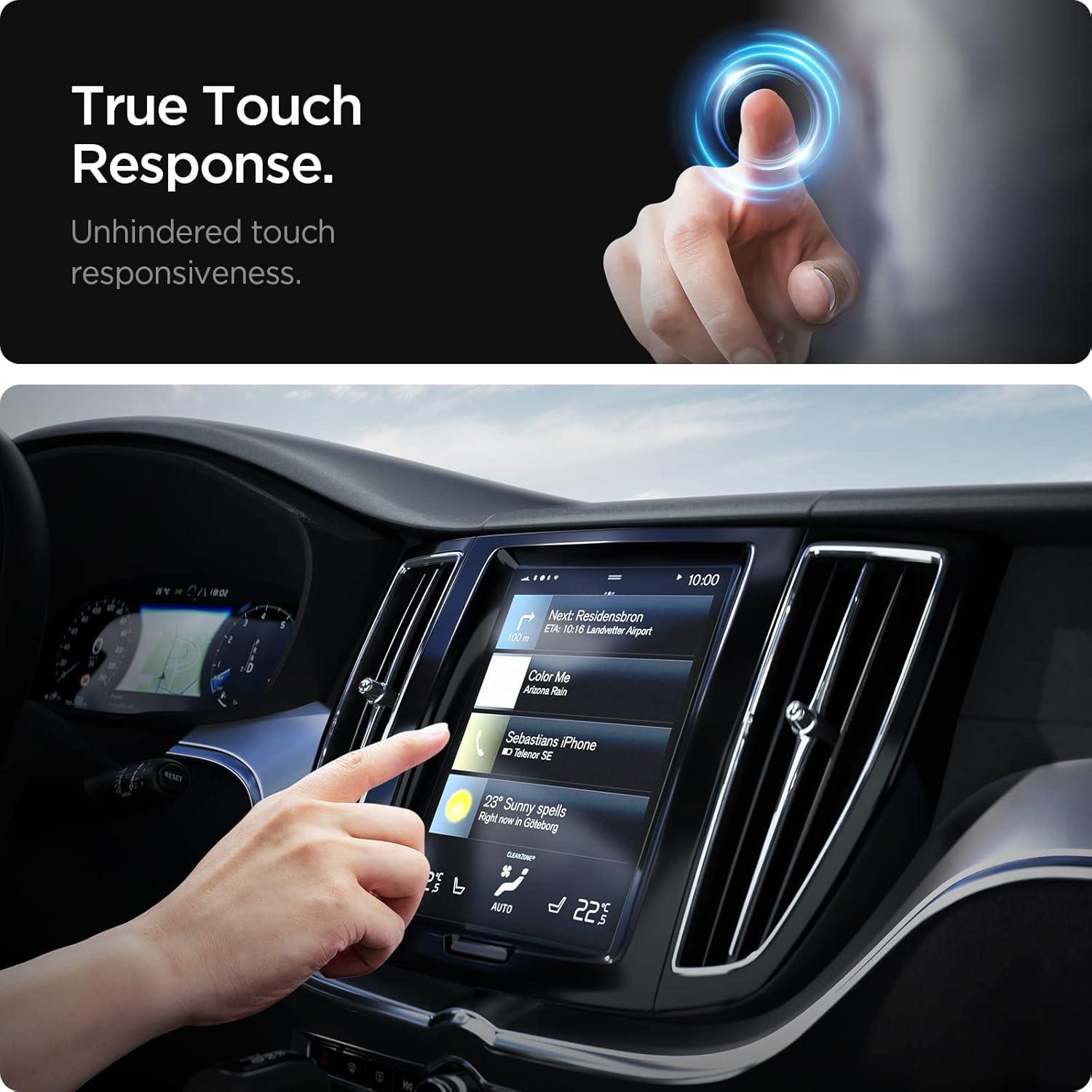 Protector de Pantalla Vidrio Templado Spigen 9" para Volvo