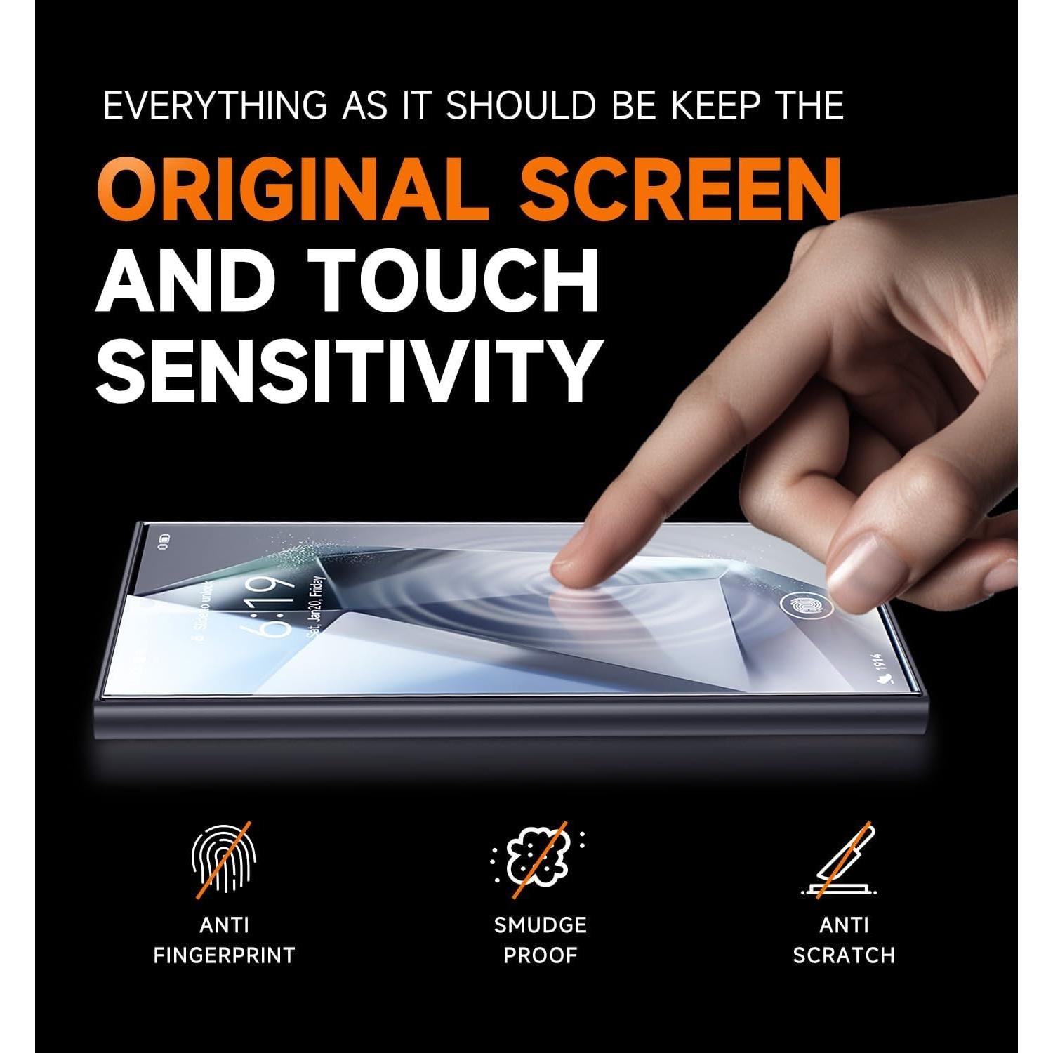 Protector de Pantalla Vidrio Templado MAGIC JOHN para Samsung Galaxy S24 Ultra