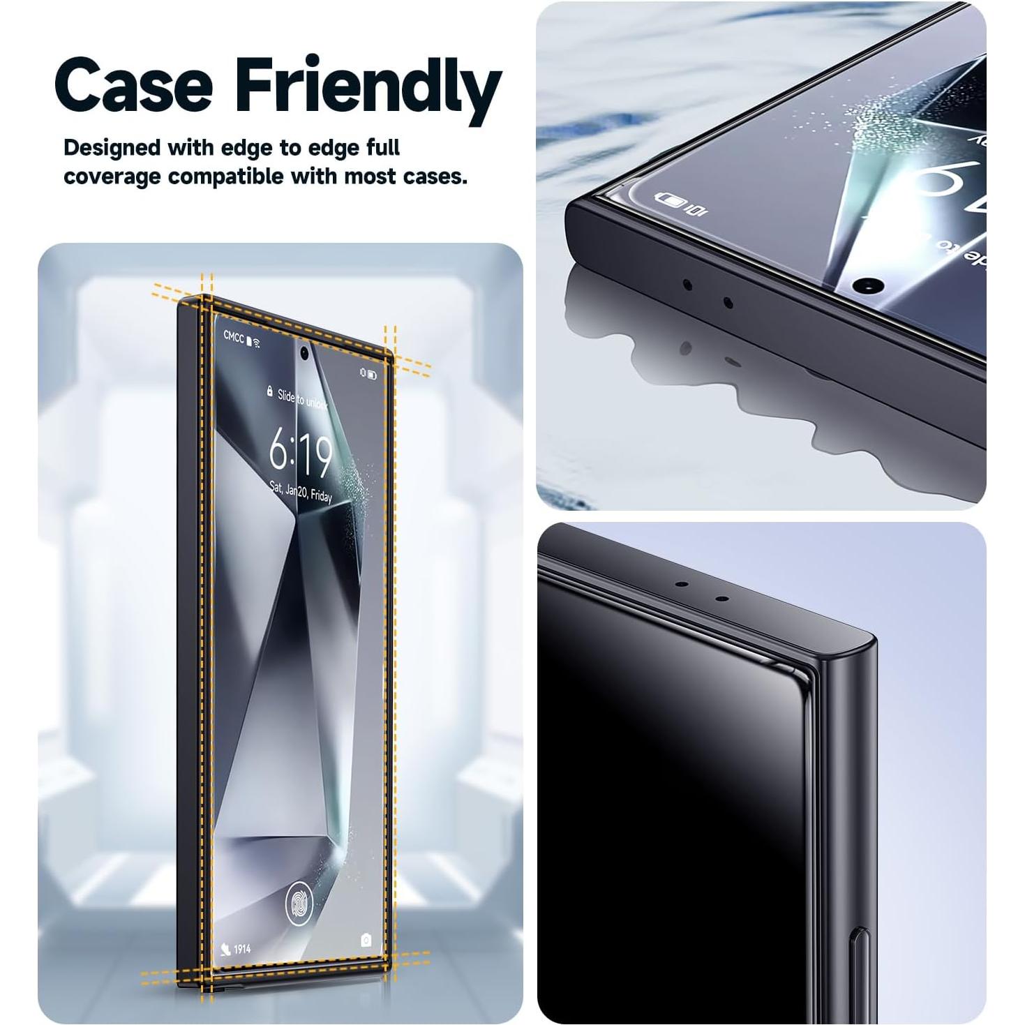 Protector de Pantalla Vidrio Templado MAGIC JOHN para Samsung Galaxy S24 Ultra