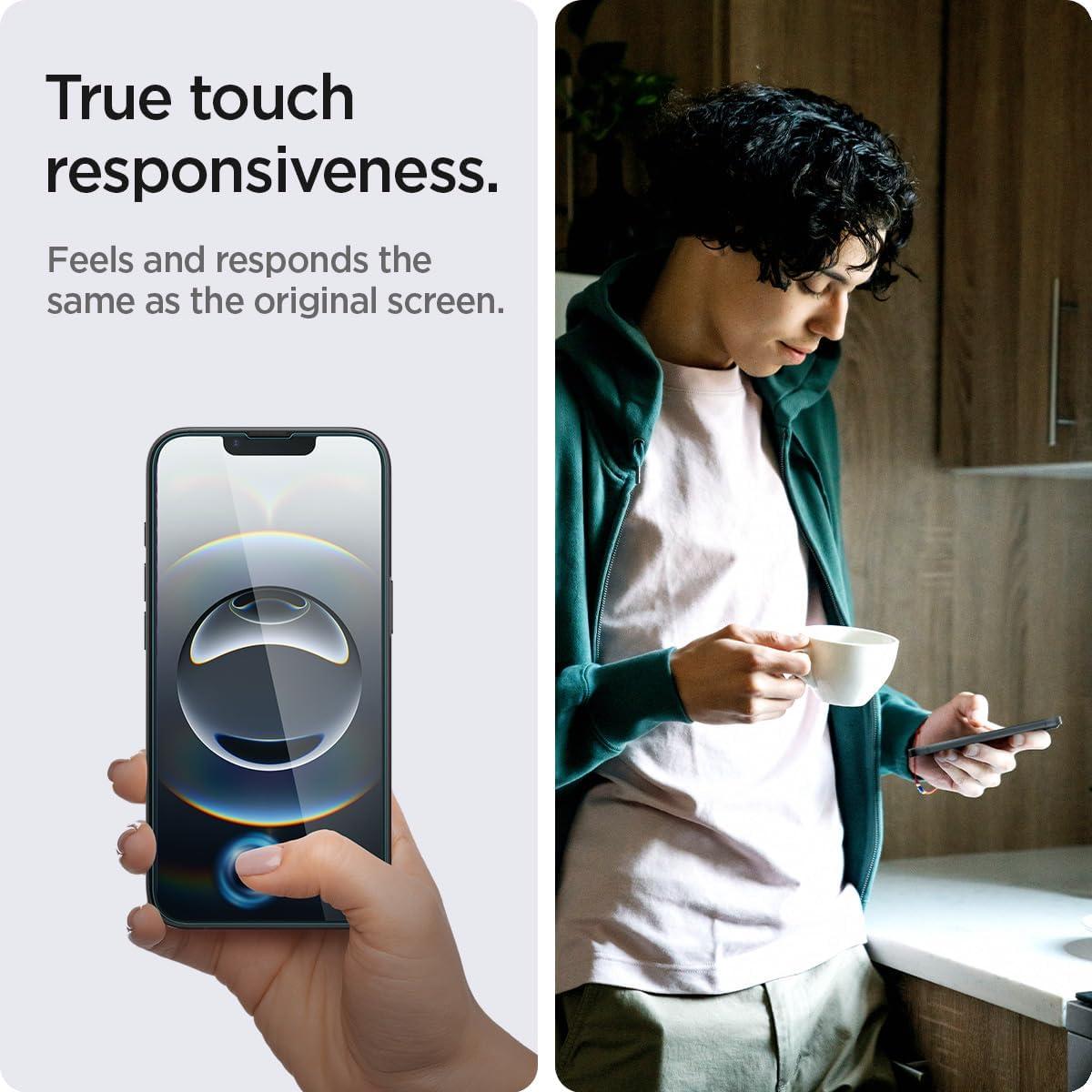 Protector de Pantalla Vidrio Templado Spigen iPhone 16e/14/13 Pro - 2 Paquete