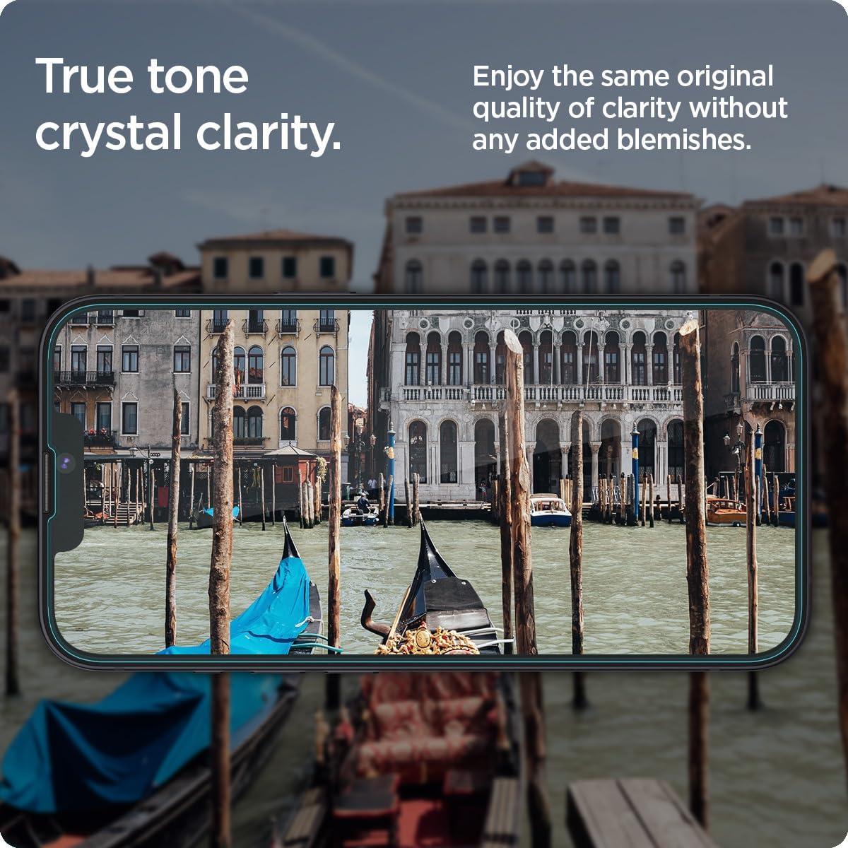 Protector de Pantalla Vidrio Templado Spigen iPhone 16e/14/13 Pro - 2 Paquete