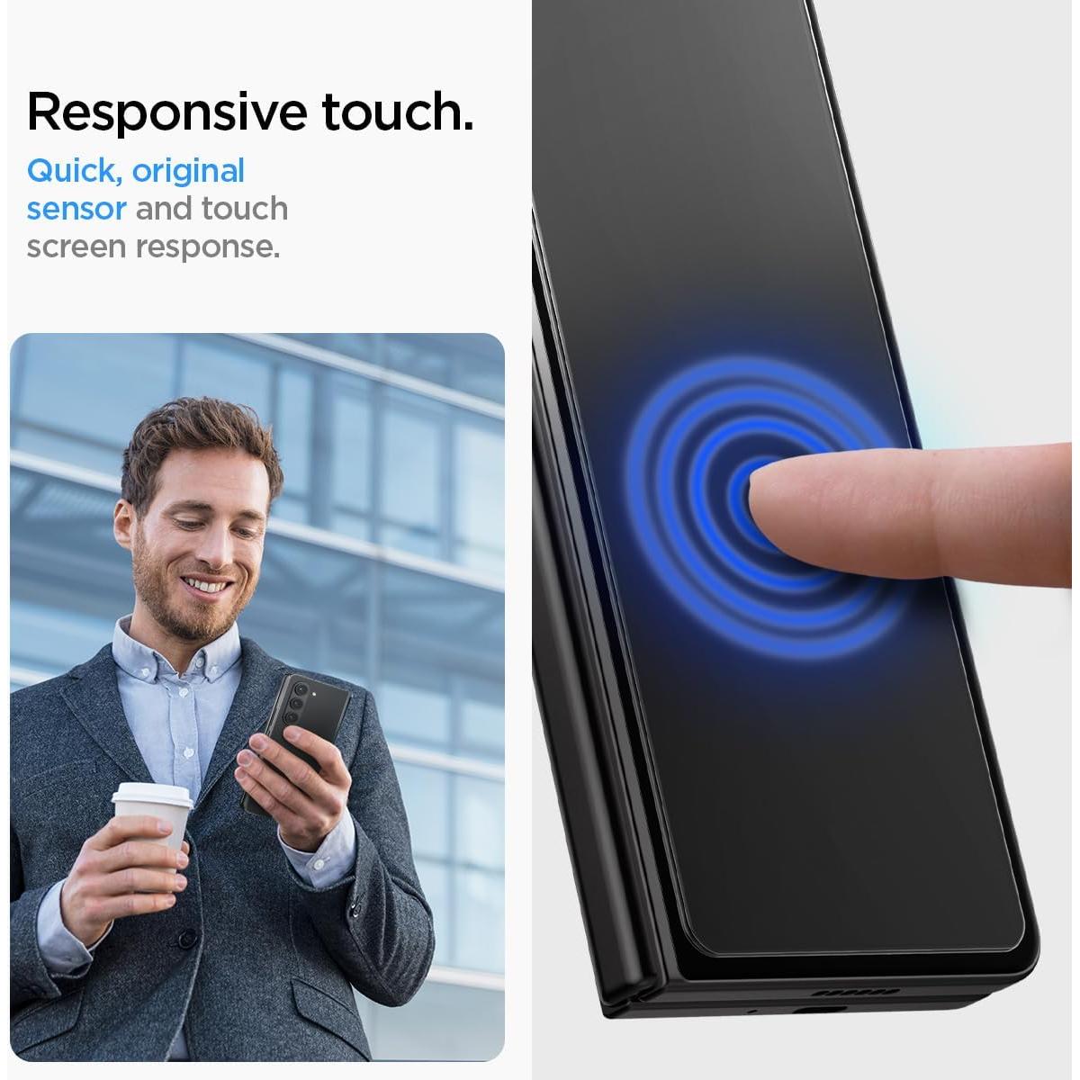 Protector de Pantalla Vidrio Templado Spigen Galaxy Z Fold 5