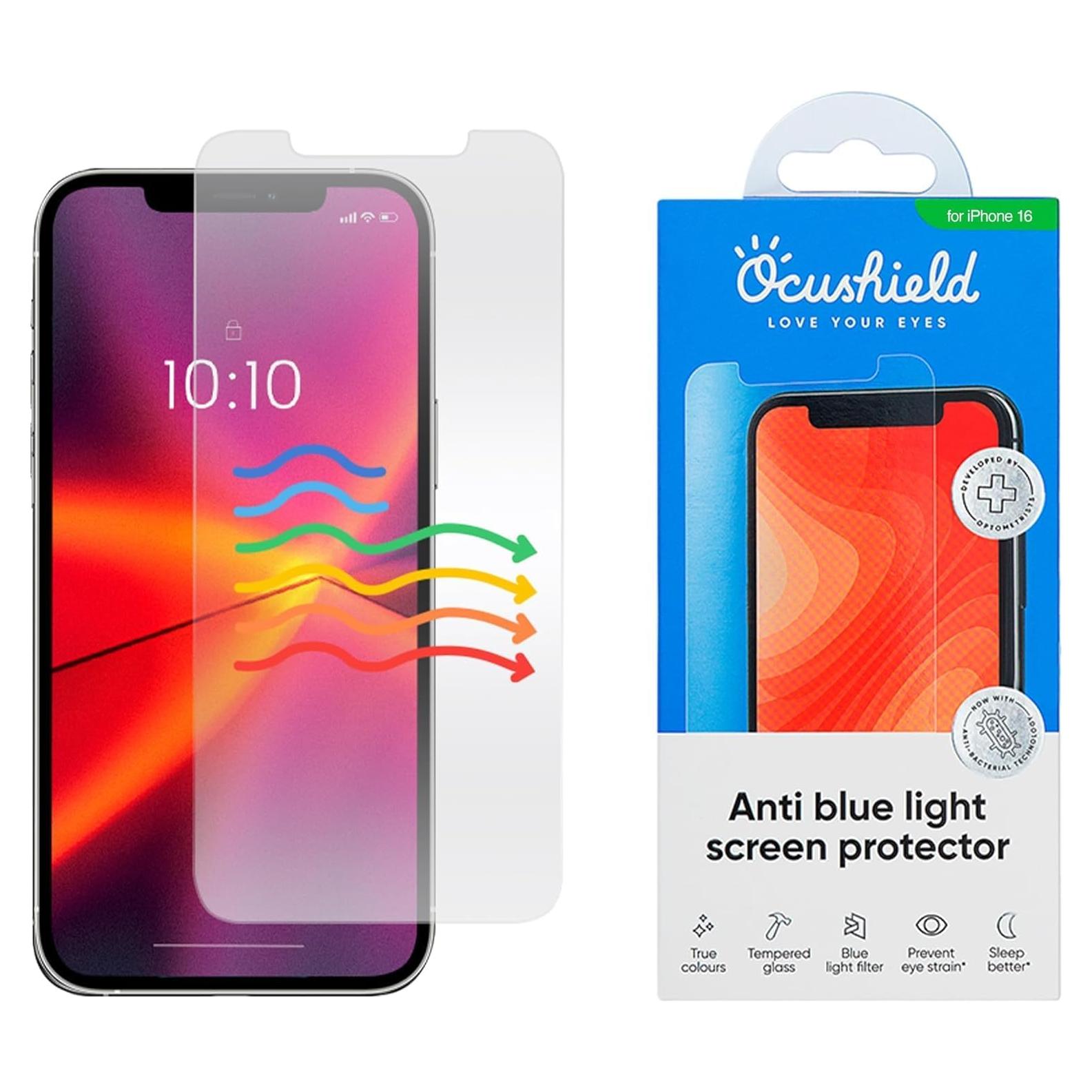 Protector de Pantalla Vidrio Templado Ocushield iPhone 16 6.1"