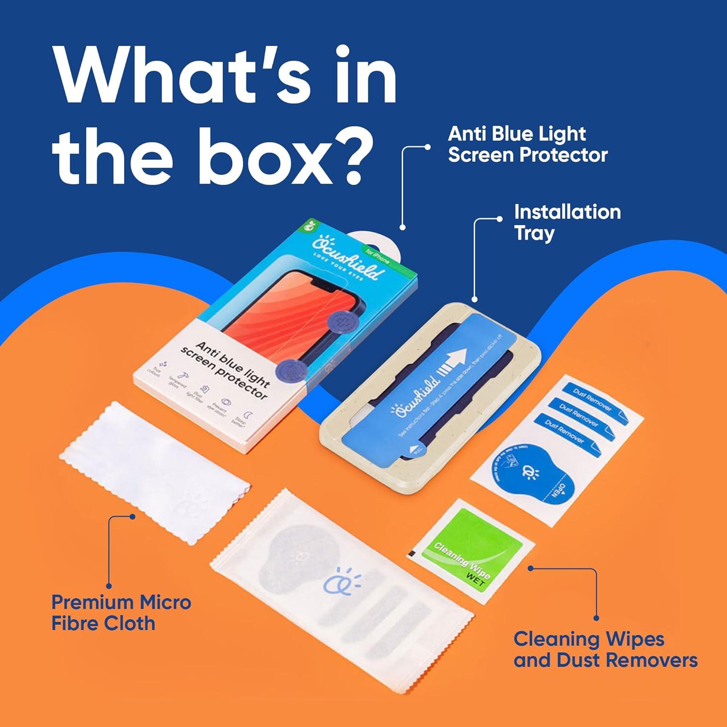 Protector de Pantalla Vidrio Templado Ocushield iPhone 16 6.1"