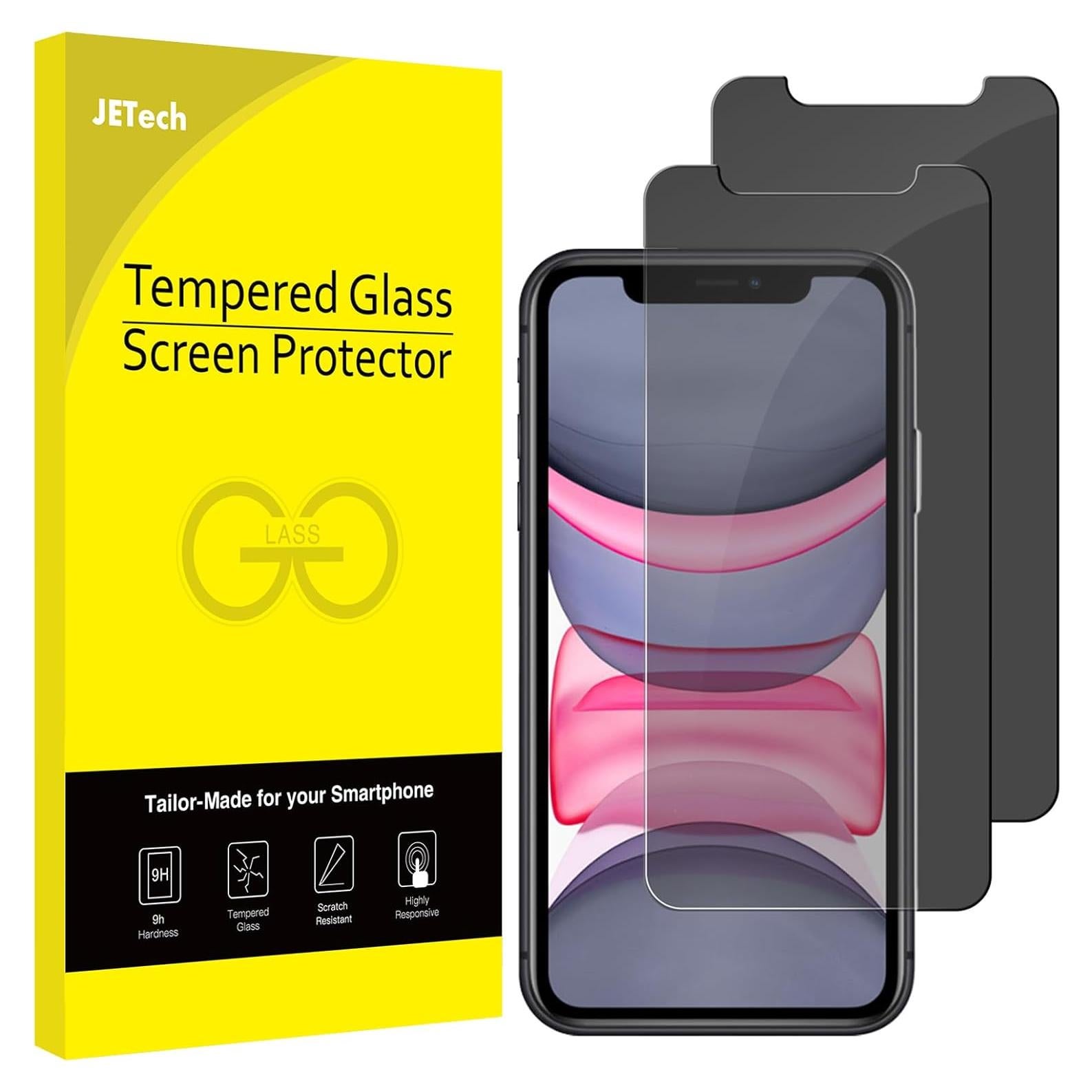 Protector de Pantalla Privado JETech para iPhone 11/XR 6.1"