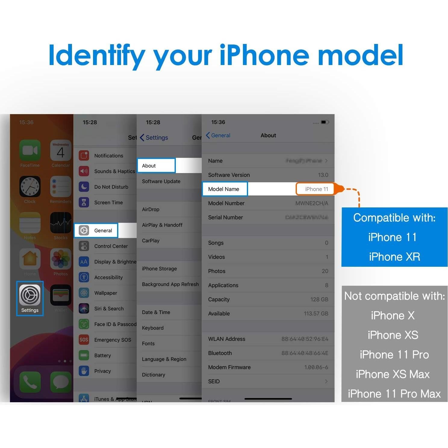 Protector de Pantalla Privado JETech para iPhone 11/XR 6.1"