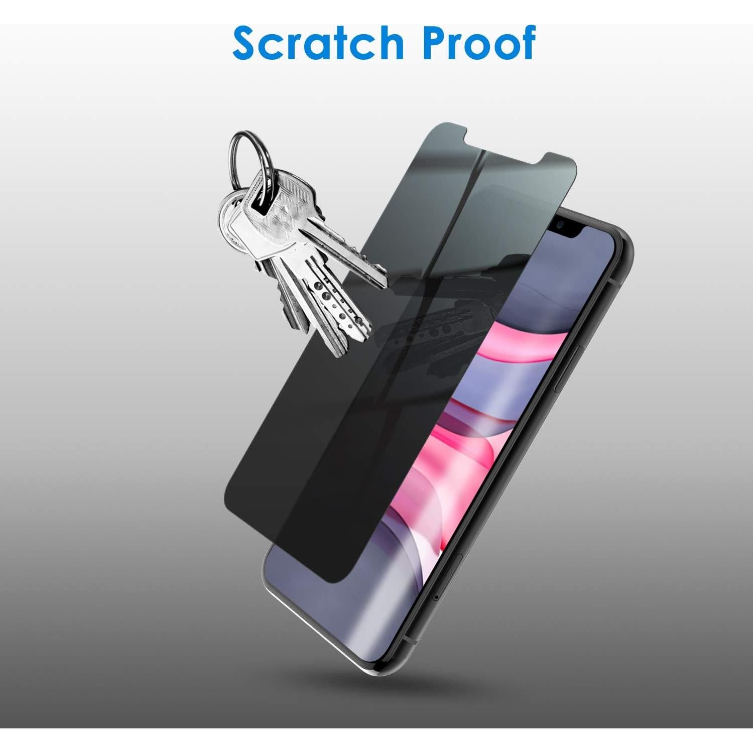 Protector de Pantalla Privado JETech para iPhone 11/XR 6.1"