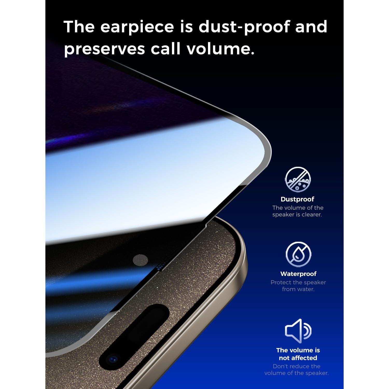 Protector de Pantalla MAGIC JOHN para iPhone 15 Pro Max 6.7"