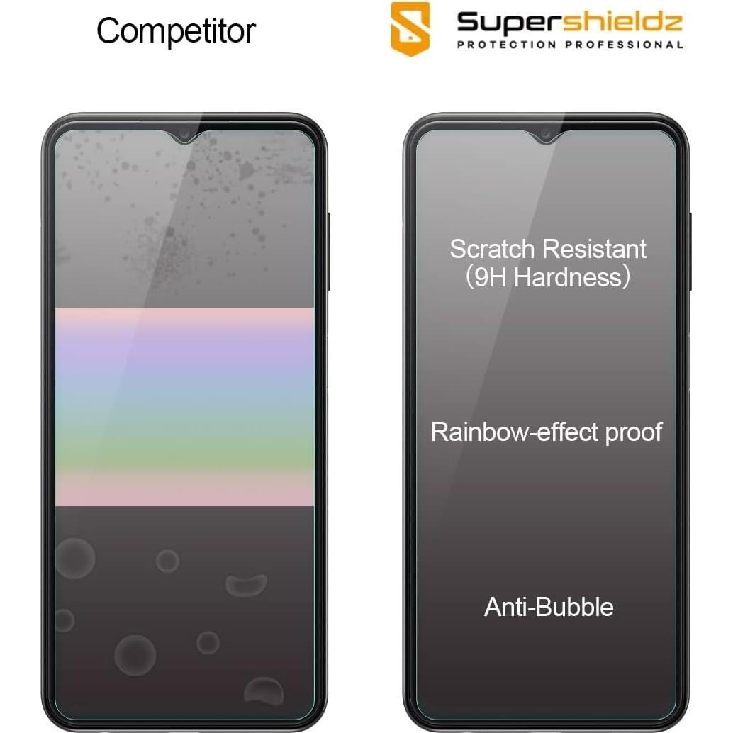 Protector de Pantalla Vidrio Templado Supershieldz para Galaxy A13/A12