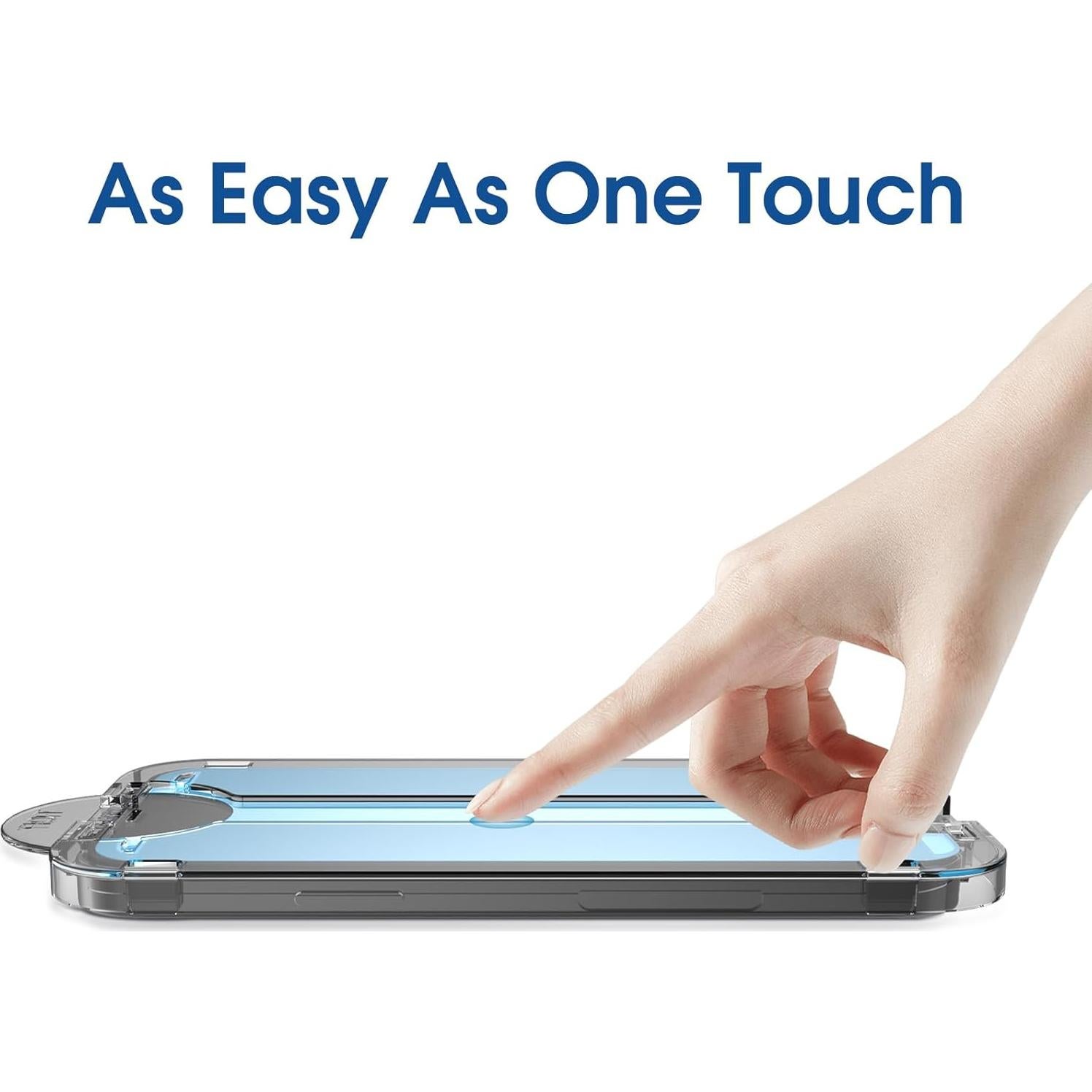 Protector de Pantalla amFilm para iPhone 15 Pro 6.1" 2+2