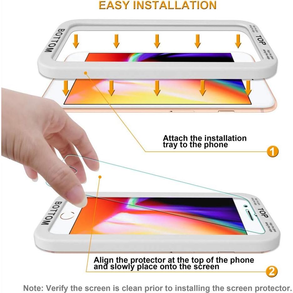 Protector de Pantalla Vidrio Templado Supershieldz para iPhone SE/8/7