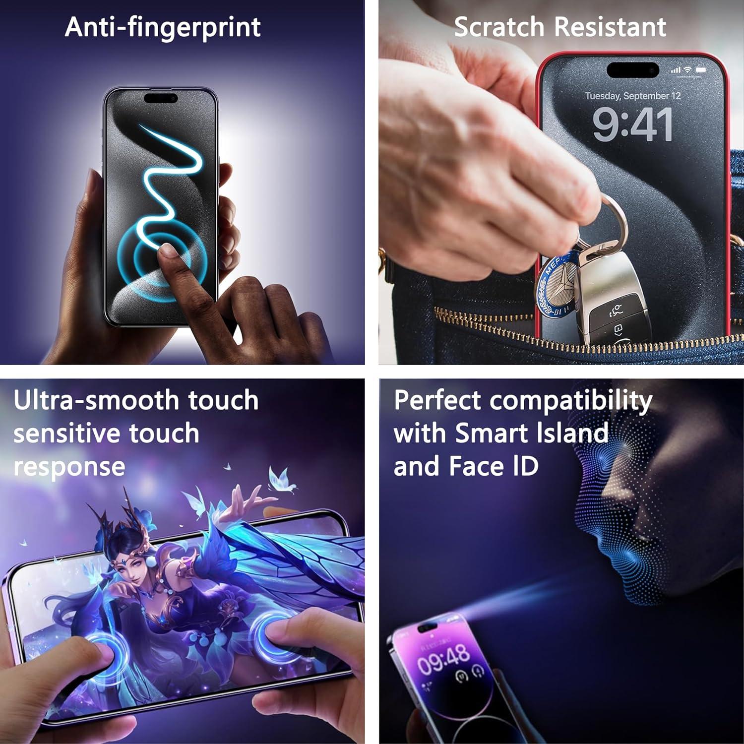 Protector de Pantalla Privacidad SY SHANGYAN para iPhone 16 Pro