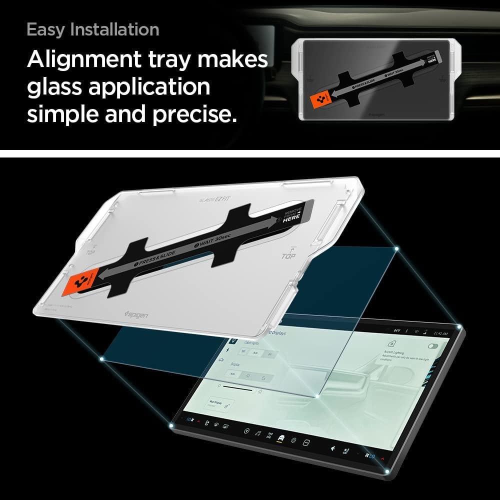 Protector de Pantalla Vidrio Templado Spigen Rivian R1S/R1T 15.6"