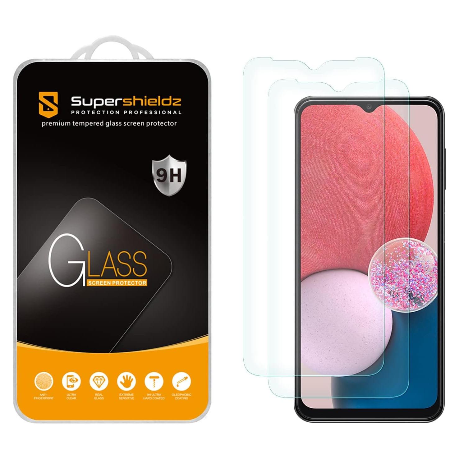 Protector de Pantalla Vidrio Templado Supershieldz para Samsung Galaxy A14 5G - 2 Pack