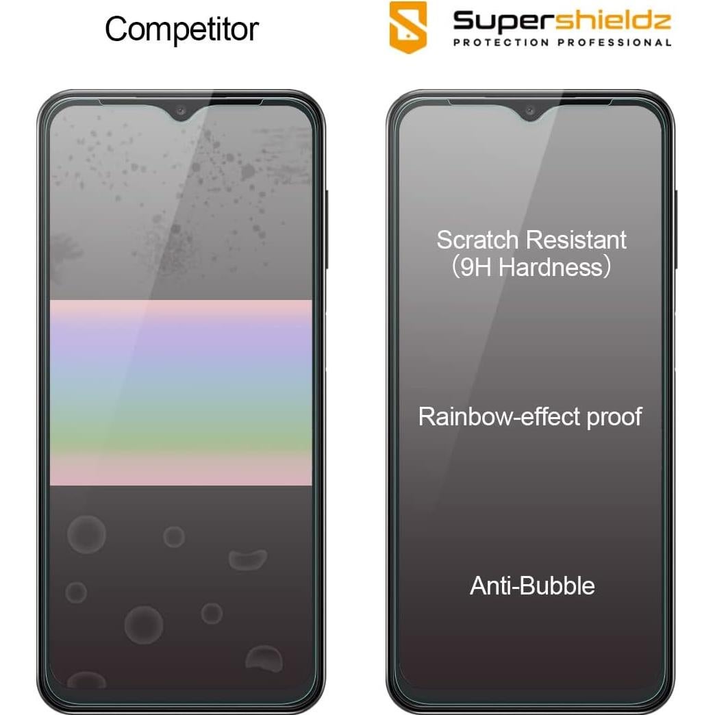 Protector de Pantalla Vidrio Templado Supershieldz para Samsung Galaxy A14 5G - 2 Pack