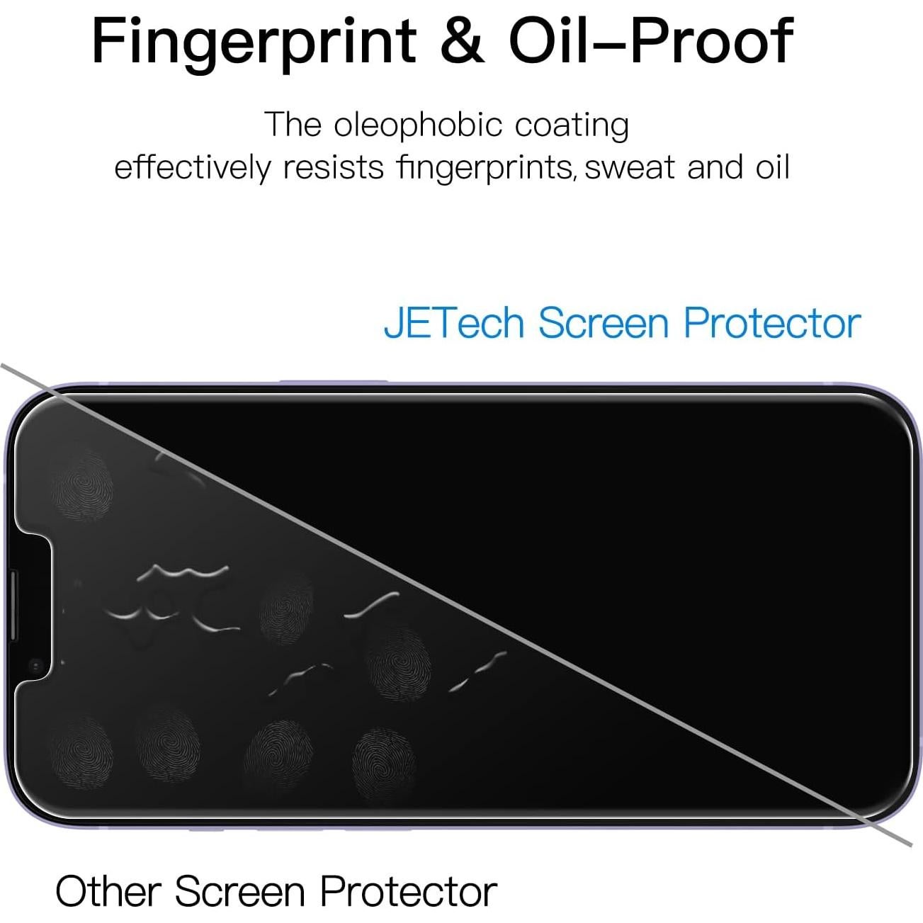 Protector de Pantalla Privado JETech para iPhone 14 Plus 6.7"