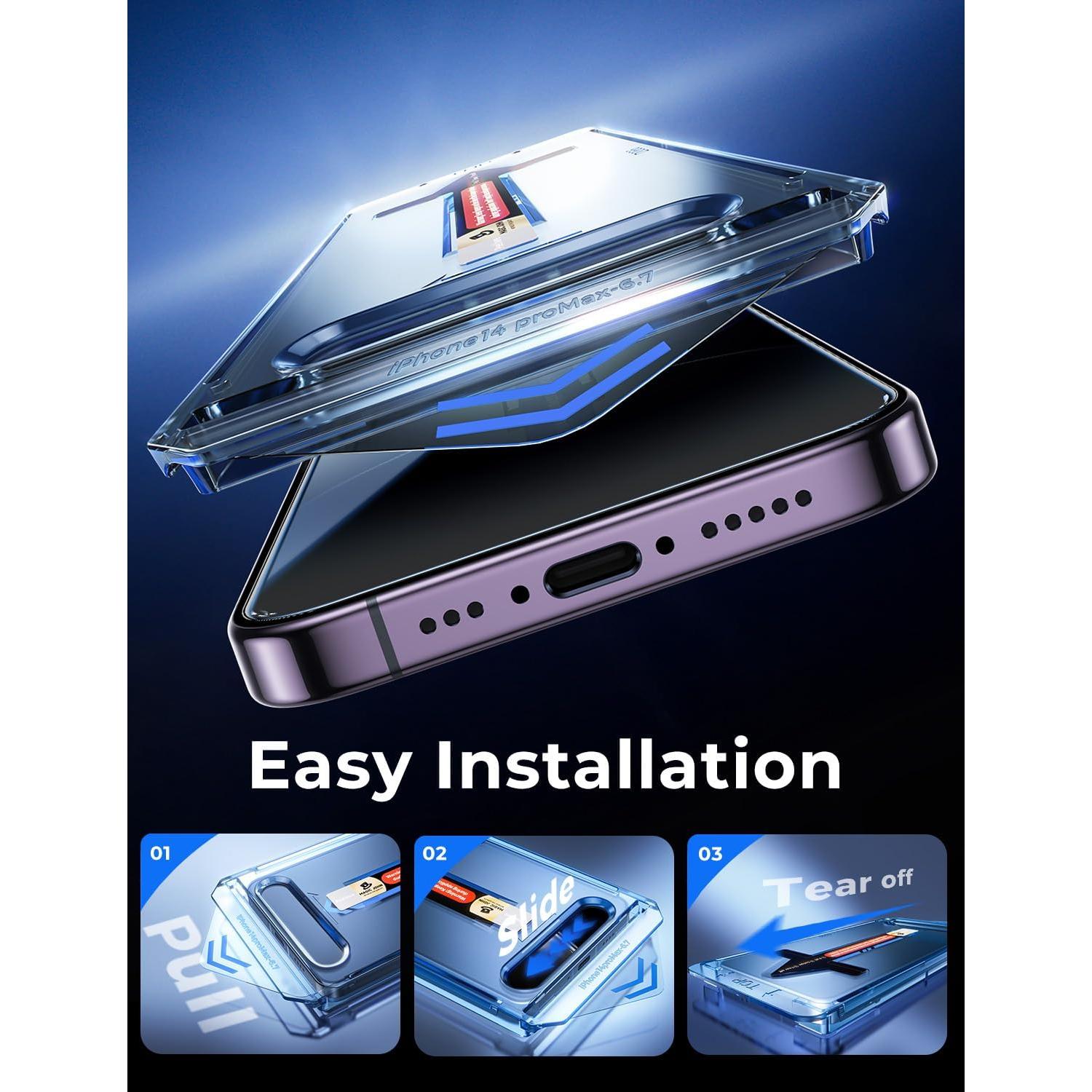 Protector de Pantalla Vidrio Templado MAGIC JOHN iPhone 14 Pro Max