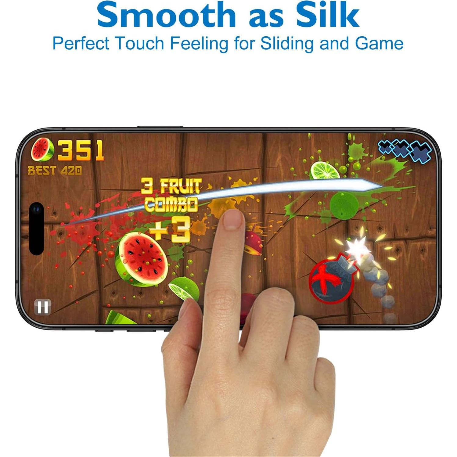 Protector de Pantalla Mothca Vidrio Mate para iPhone 16 Pro 6.3"